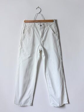 Levi's Women's Straight-Leg painter style Jeans in White